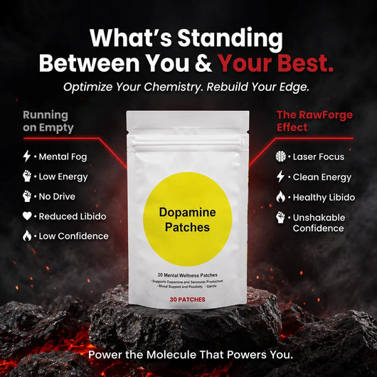 RAWFORGE Dopamine Patch - Energy, Focus, Libido and Confidence
